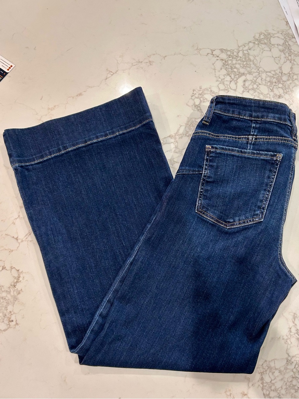 KUT From The Kloth - Maya Fab Ab Wide Leg Jeans (Dark Wash Size 4) - Picture 5 of 8